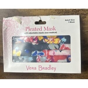 Vera Bradley Women's Face Mask Adult Size, One Size, Pretty Posies Fast Shipping